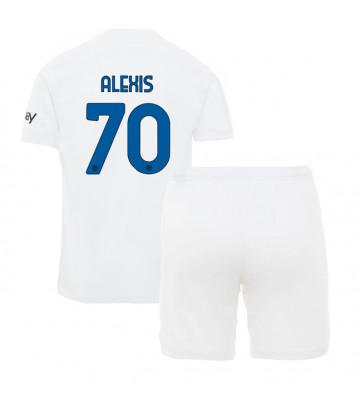 Inter Milan Alexis Sanchez #70 Replica Away Stadium Kit for Kids 2023-24 Short Sleeve (+ pants)